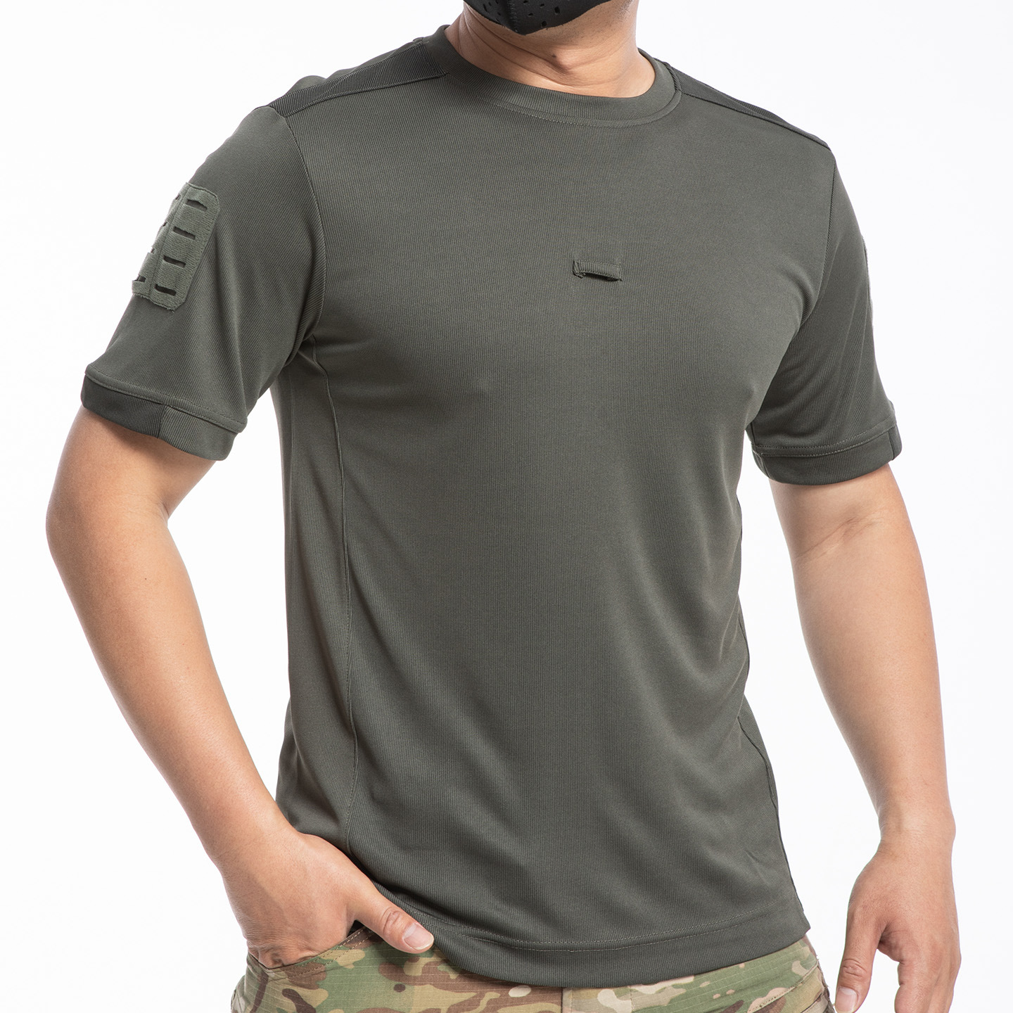 Picture of Tolerant Frogman Tactical Short Sleeve Breathable Round Neck Quick-Drying T-Shirt Summer Men's Quick-Drying Half Sleeve