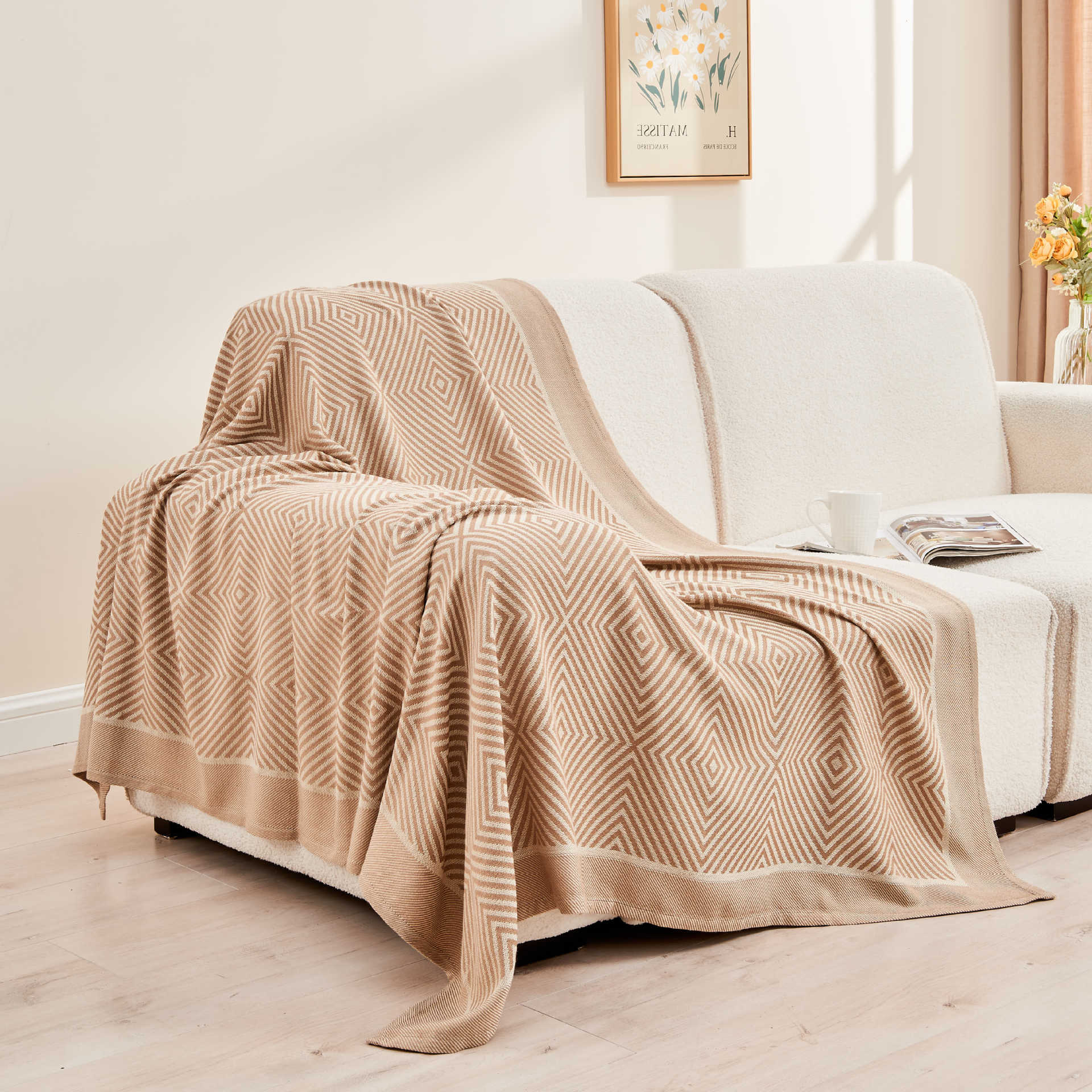 Picture of Factory Wholesale Aviation Blanket Aircraft Blanket First Class Blanket Office Summer Nap Air-conditioning Blanket Gift Blanket Blanket