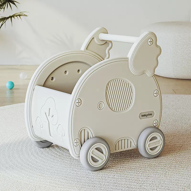 Picture of Baby Shopping Cart Storage Rack Large Capacity Children's Trolley Storage Cabinet Household Storage Box for babyviva