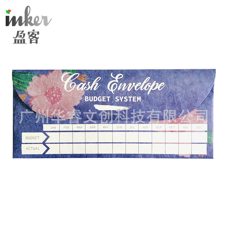 Picture of Cross-border new budget cash envelope exquisite 12 color pattern waterproof tear-resistant budget envelope suit in stock wholesale