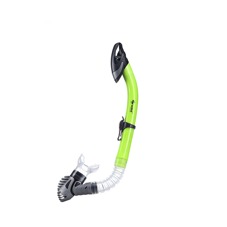 Picture of wave genuine goods full dry underwater respirator silicone mouthpiece professional diving equipment snorkeling supplies breathing tube