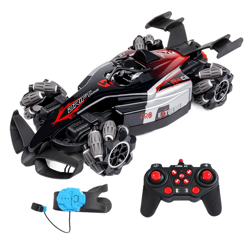Cross-Border Gesture Sensor Remote Control Racing Car F1 Formula Spray Stunt Car Rc Drift Four-Wheel Drive Off-Road Remote Control Car Toy