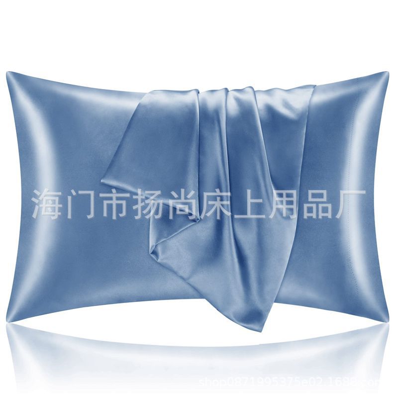 Picture of Factory Batch Cross-border AliExpress Silk Satin Ice Silk Satin pillowcase Single Imitation Silk pillowcase