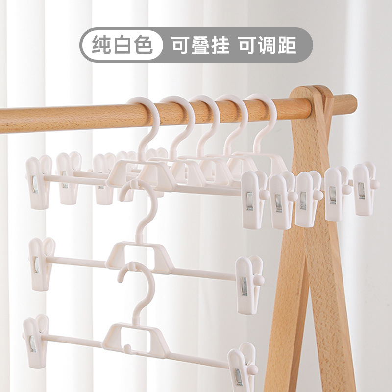 Picture of Trouser Rack Household Trouser Clip Seamless Clip Wardrobe Hanging Pants Storage Artifact Multifunctional Hanger for Underwear