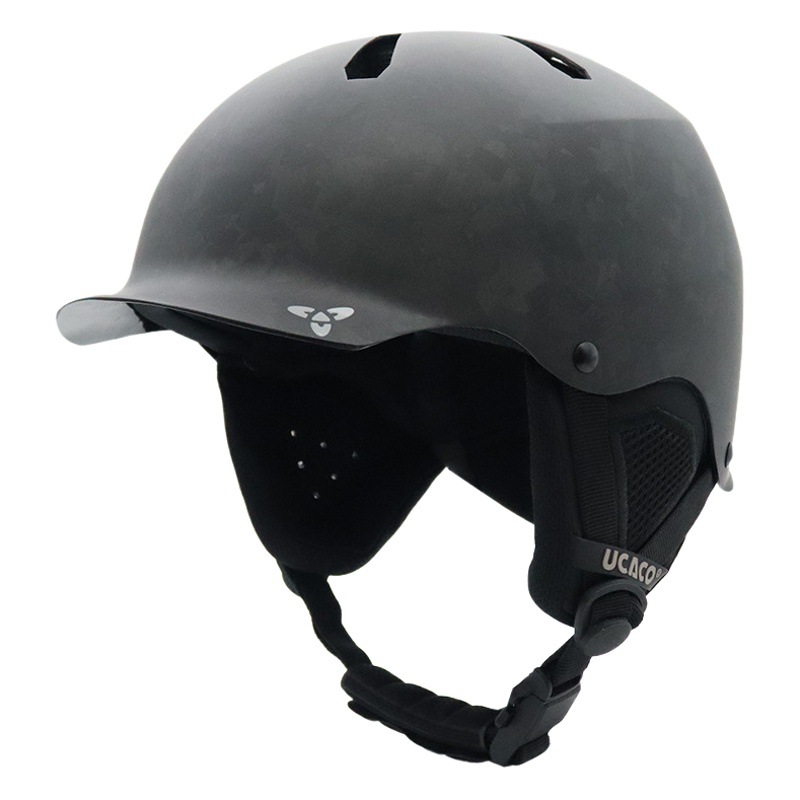 UCACO outdoor sports winter ski helmet ultra light carbon fiber veneer safety helmet riding helmet in stock wholesale
