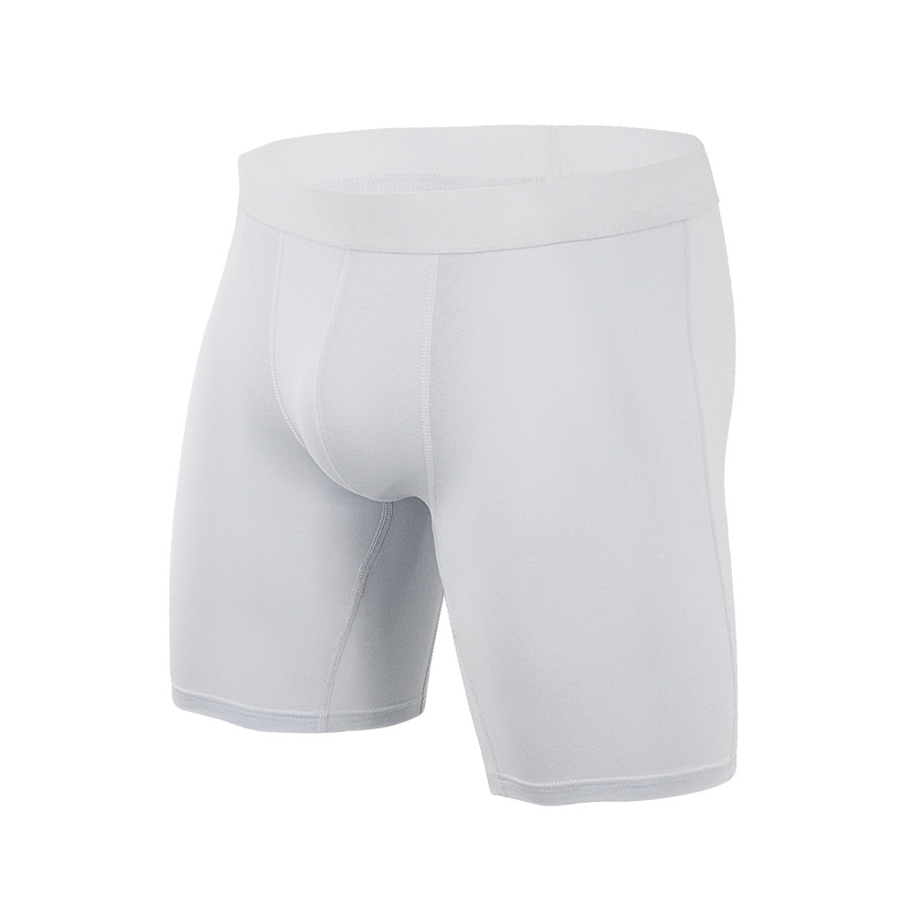 Picture of Pure Cotton Anti-Wear Leg Boxer Briefs American Trendy Underwear Amazon Cross-Border Wholesale Sports Long European and American Underwear for Men