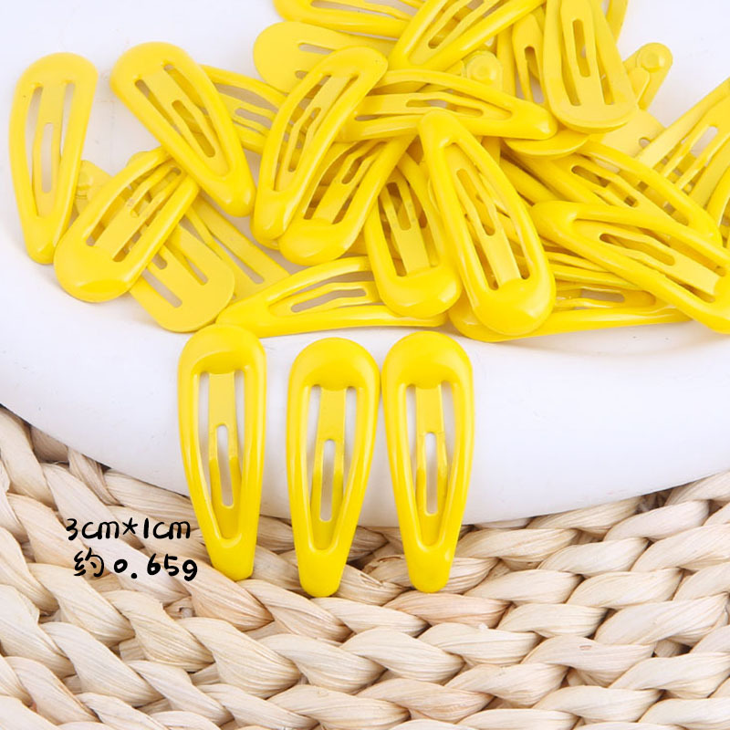 Picture of Candy Colorful Hairpin Hyuna Style Colorfulful Water Drop Clip Glue Bb Clip Hairpin Duckbill Clip Korean DIY Headwear Wholesale