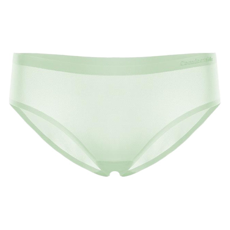 New Ultra-thin Ice Mesh Seamless Ice Silk Underwear Women's Antibacterial Pure Cotton Crotch Hollow-out Breathable Mid-waist Briefs