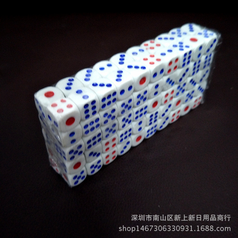 Picture of No.13 color number dice rounded corner throw sieve hotel KTV entertainment commonly used color wholesale