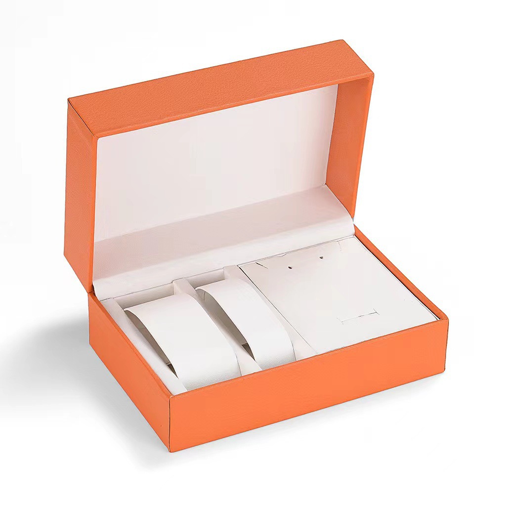 Picture of Large Flip PU Leather Watch Box High-end Watch Display Box Black Leather Watch Packaging Box Storage Watch Box