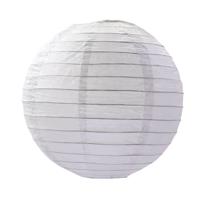 Picture of Wholesale Paper Lantern Wholesale Chandelier Cover Paper Lampshade Mid-Autumn Festival Day Decoration Wedding Wedding Celebration White Lighting