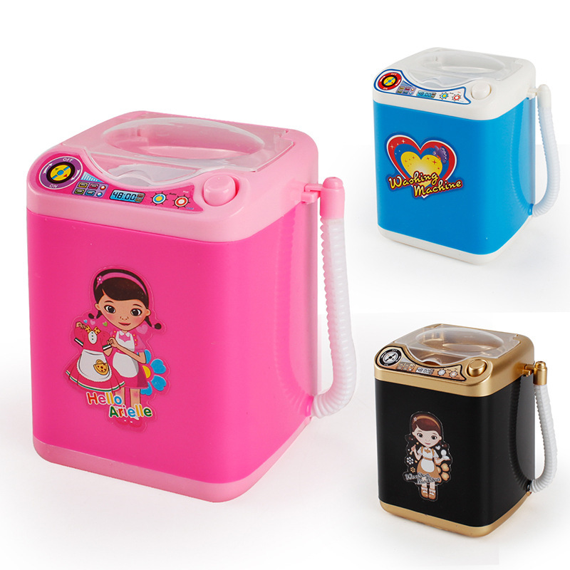 Picture of TikTok Upgraded Children's Mini Small Appliance Toy Electric Draining Basket Washing Machine Home Drying Dehydrator
