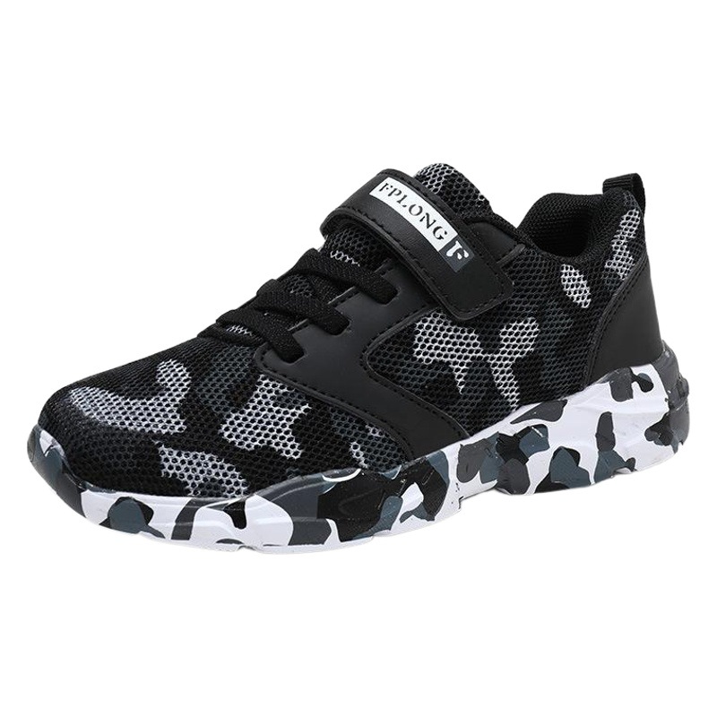 Factory wholesale children's camouflage shoes 2020 new breathable mesh children's military training shoes light soft sole a generation of hair