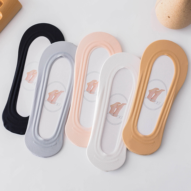 [a generation of hair] socks women's boat socks summer socks thin spring deodorant non-slip invisible shallow breathable wholesale