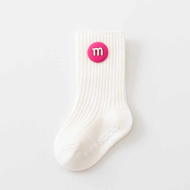 Picture of Newborn baby socks class a cotton spring and autumn non-slip boys and girls baby cartoon doll tube floor socks wholesale 1
