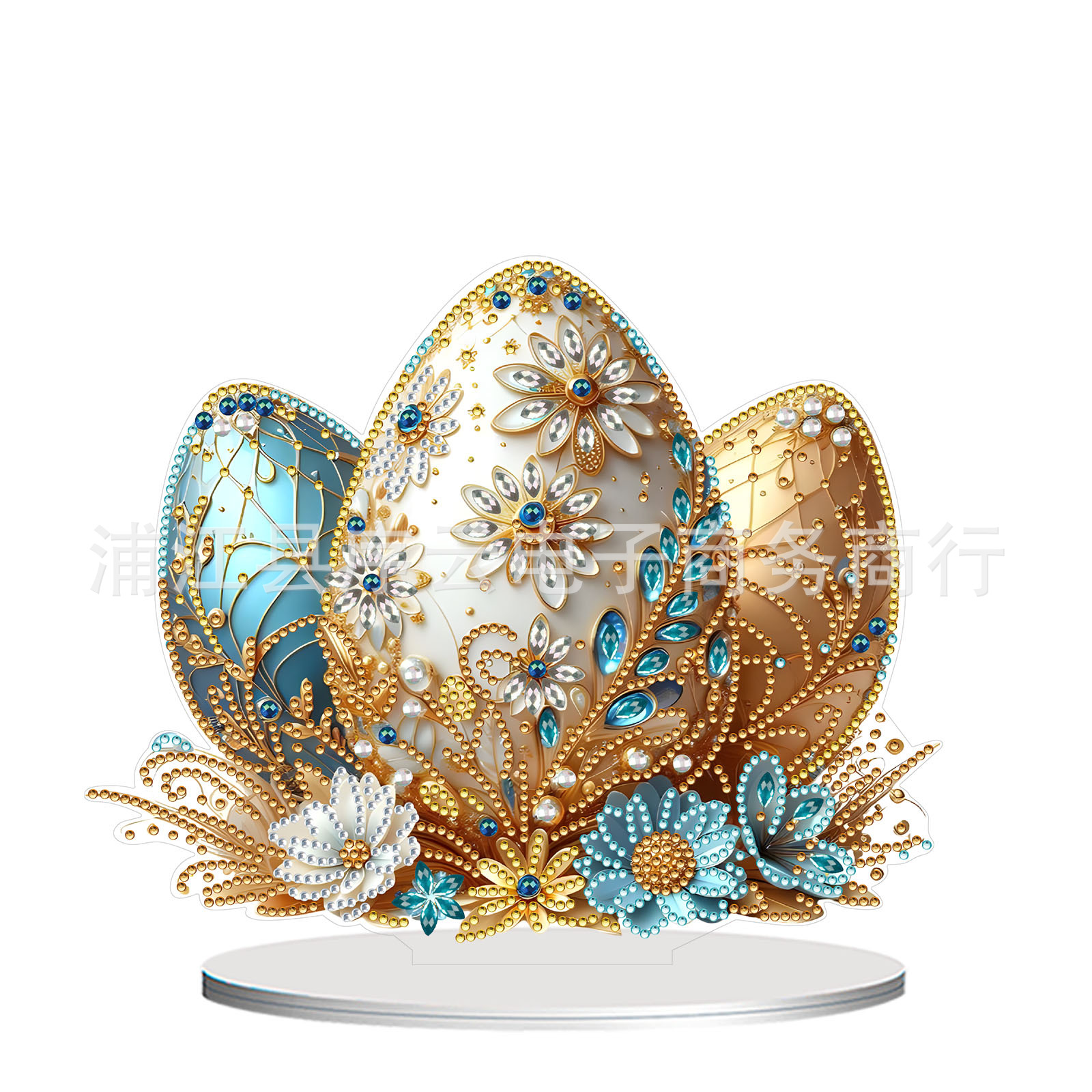 DIY diamond painting ornaments Easter egg 5d double-sided irregular diamond cross-border hot sale