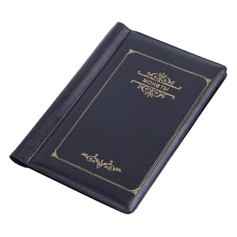 Spot supply PVC vertical 120 grid in-line small coin book small fixed page Coin Book Wholesale