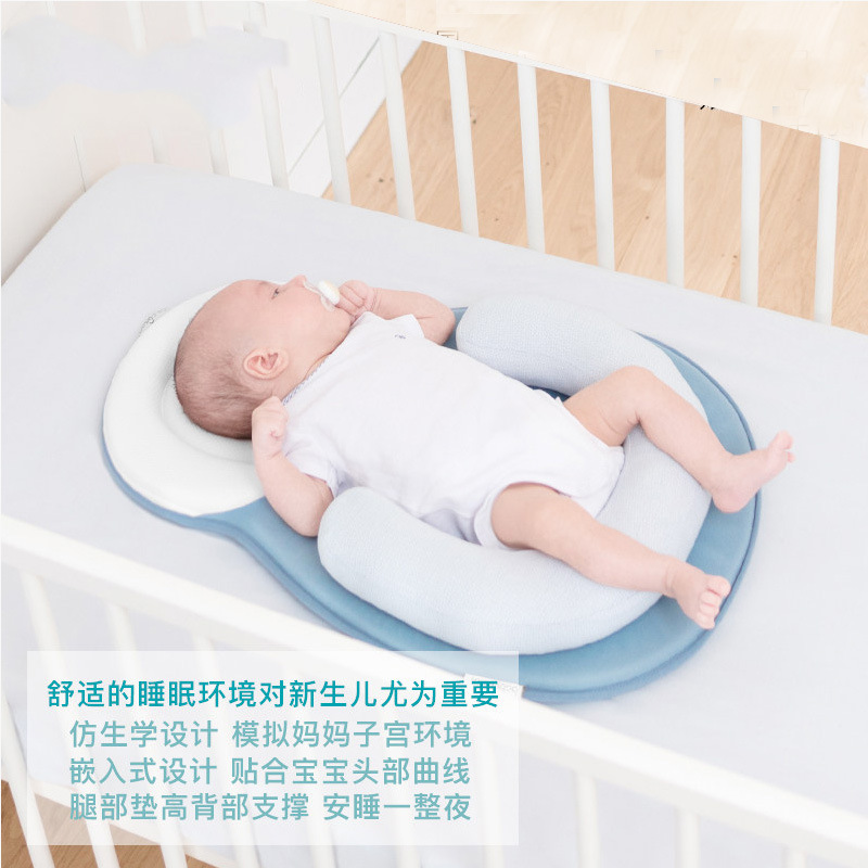 Picture of Anti-spitting milk factory confinement center pillow baby pillow shaped pillow Amazon cross-border newborn anti-startling