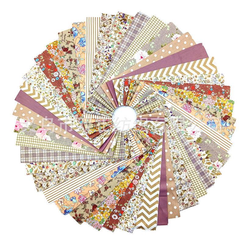 Picture of Cross-Border New Long Strip Pure Cotton Fabric Jelly Roll All-Cotton Small Clear Floral Long Strip Quilted Splicing Craft Fabric