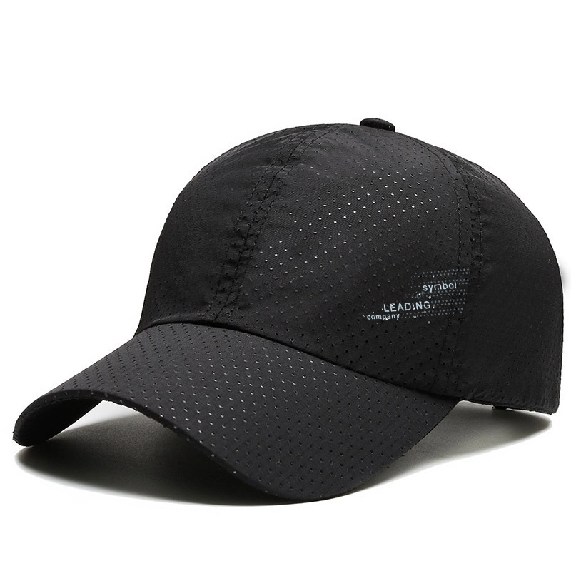 Picture of Hat summer new breathable perforated quick-drying cap men's fishing sunscreen baseball cap riding travel sports cap