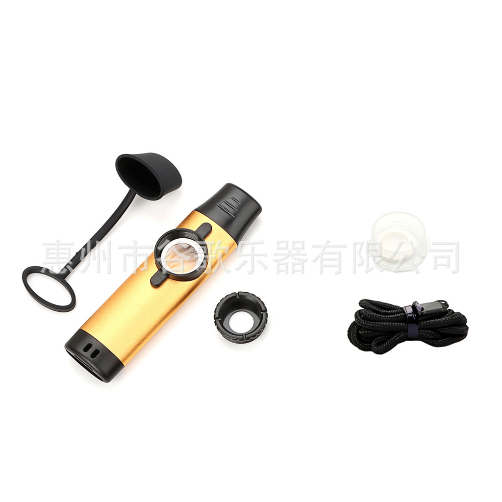 Musical Instrument Guitar Accessories High-grade Zucca Flute Gold
