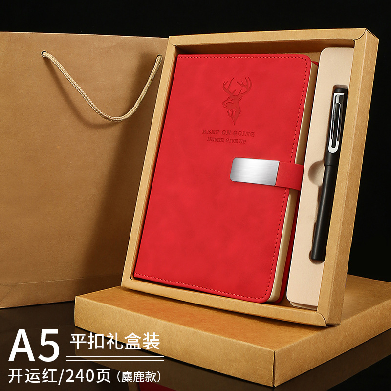 Picture of High-Looking A5 Notebook Imitation Leather Hand Ledger Thickeneded Conference B5 Simple Business Notepad Custom Logo