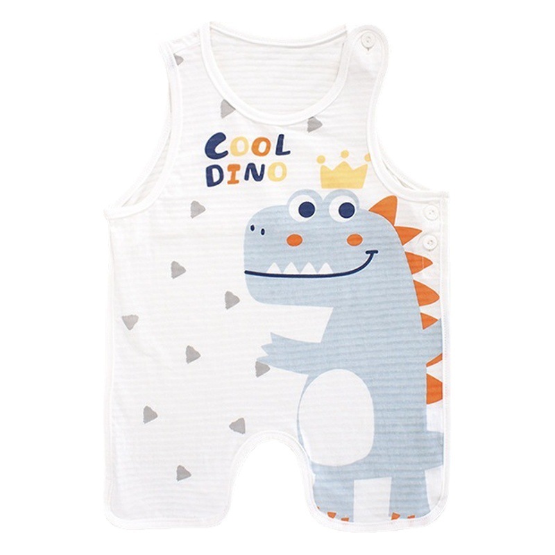 Cute Amoy Baby Stomach Summer Half Back Cotton Thin Baby's Stomach Protector with Legs for Newborn Belly Protector