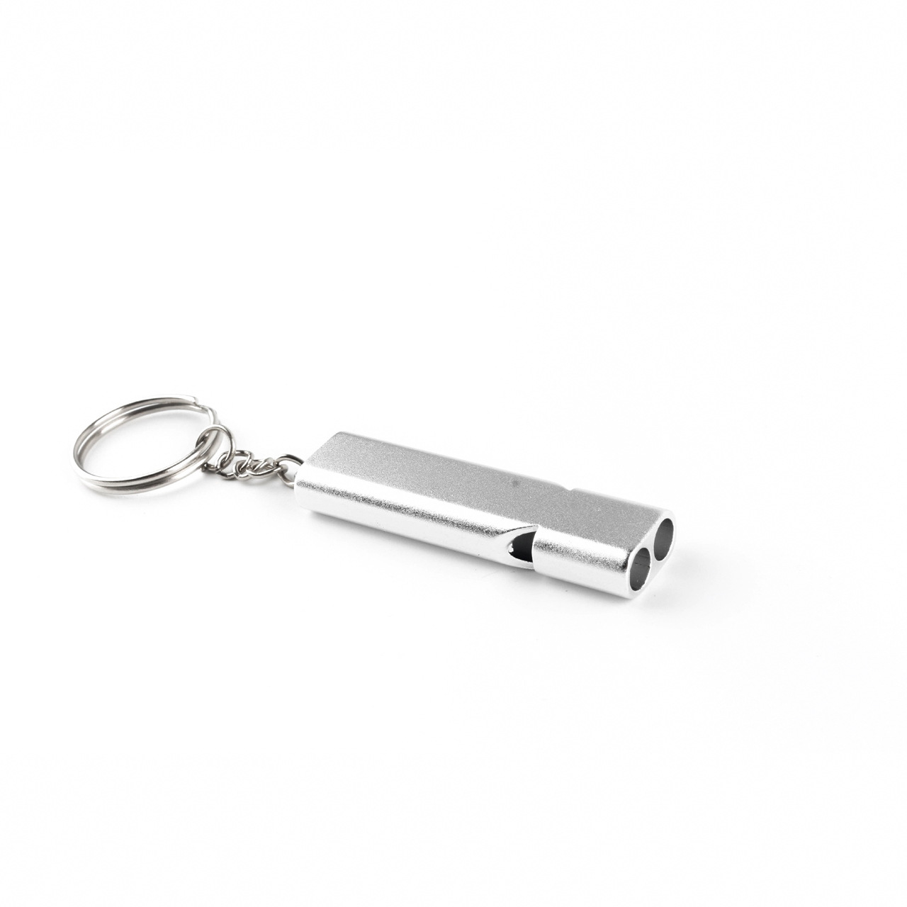 Picture of Aluminum Alloy dual-frequency survival whistle outdoor whistle double tube outdoor survival life-saving whistle equipment EDC worker