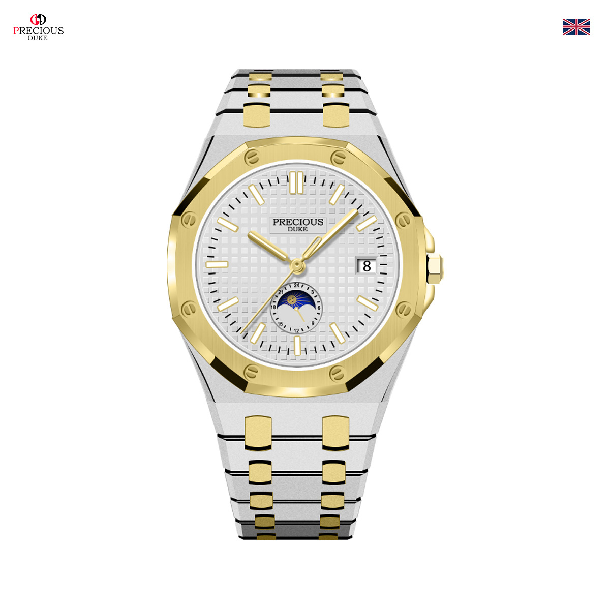 PRECIOUS DUKE Duke Baida Multifunctional Classic Men's Watch Quartz Waterproof Factory Wholesale Cross-border