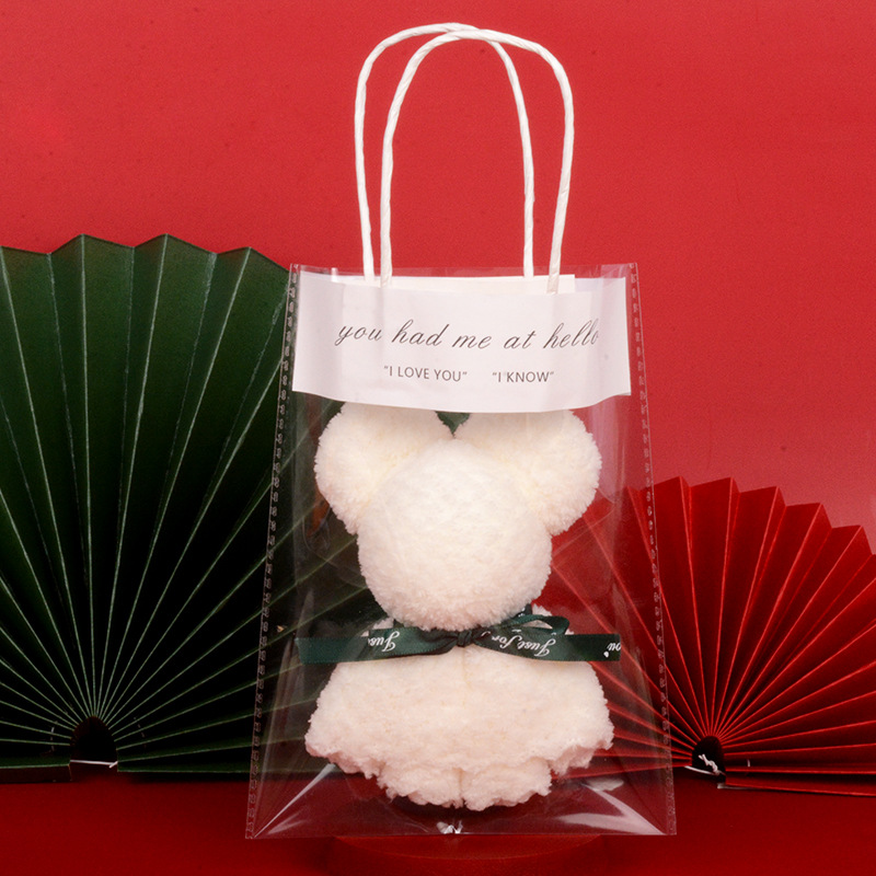 Picture of Pineapple towel bear shape shop supplies wedding gift Festival activities birthday opening small gifts wholesale