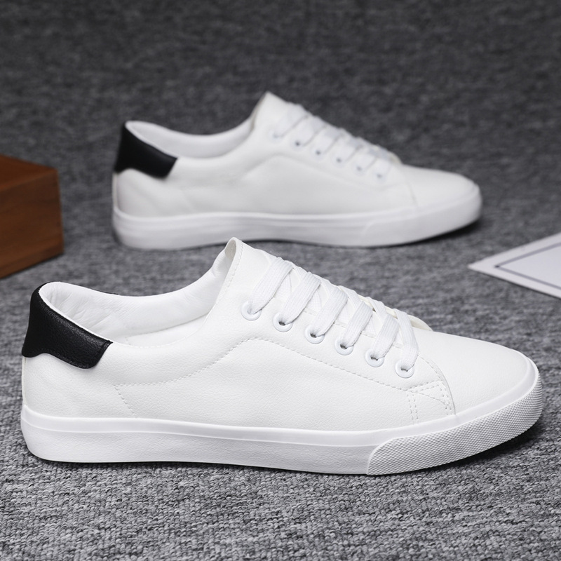 Cross-Border 2024 Spring New Large Size Export Special New Men's Shoes Four Seasons Fashion Versatile Soft-Soled White Shoes