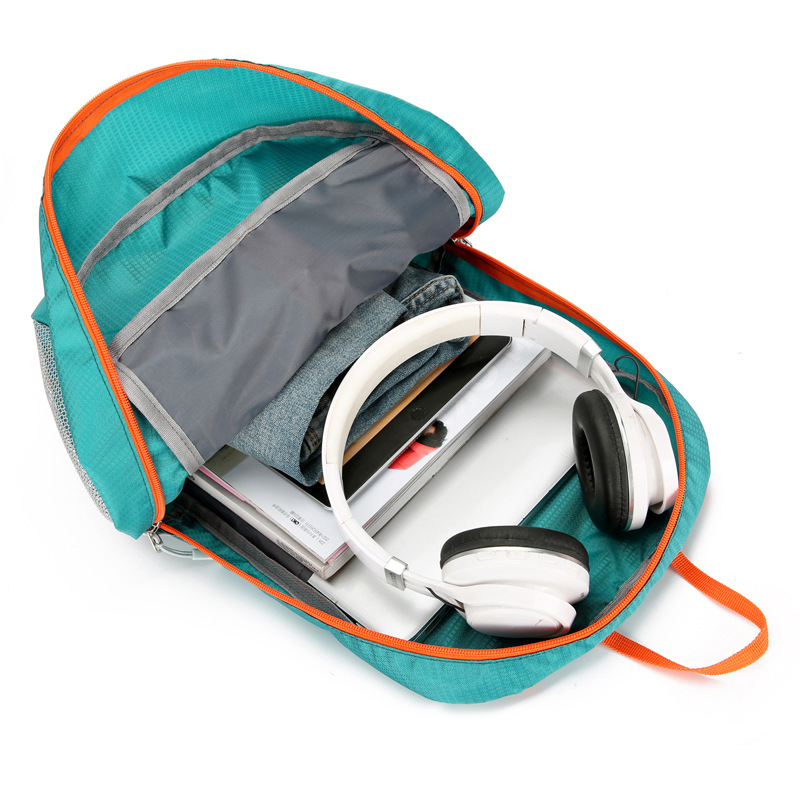 Picture of Cross-border new lightweight folding backpack generation hair anti-splashing sports outdoor backpack wholesale riding body bag