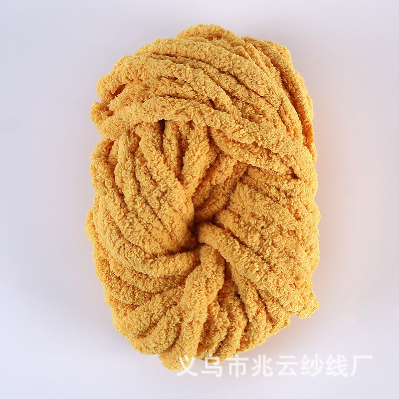 Picture of Extra thick ice bar thread cat tail Iceland thread hand-woven DIY scarf blanket floor mat cat nest sofa cushion line