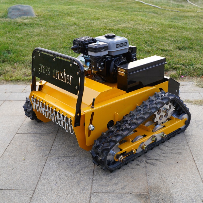 Diesel Track Remote Control Lawn Mower Ht500 Garden Lawn Mower Small Slope Lawn Mower Exported to Russia