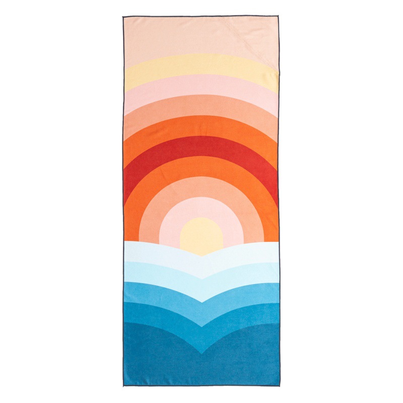 Cross-Border Amazon Microfiber Beach Towel European and American Printed Single-Sided Velvet Swimming Absorbent Travel Quick-Drying Bath Towel