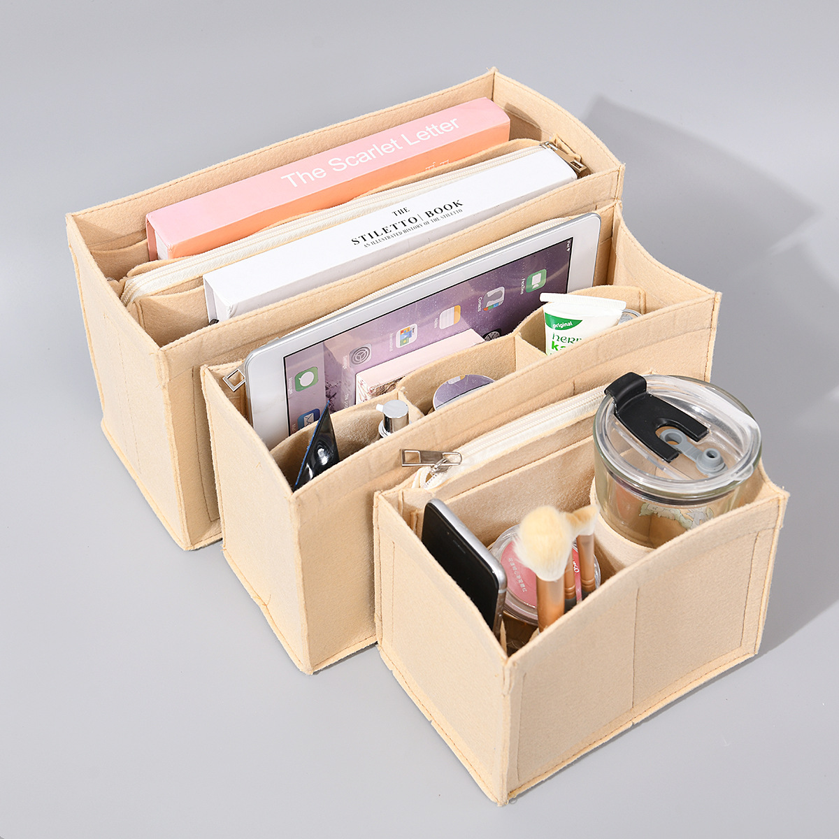 Felt liner bag without printing the same jute handbag bag bag finishing storage bag factory wholesale source factory