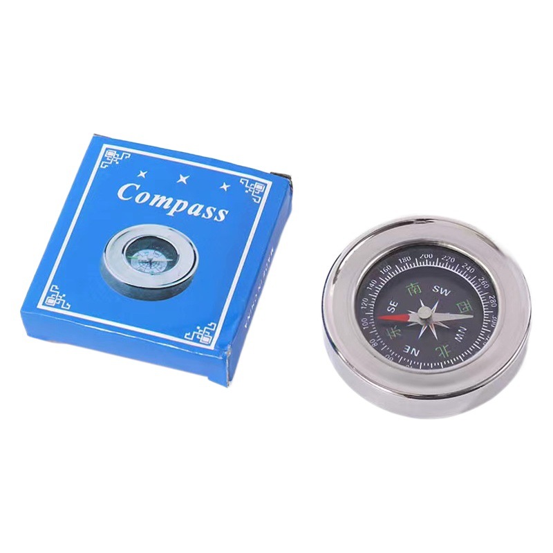 C compass 60mm metal stainless steel multifunctional outdoor adventure equipment travel outdoor Compass/North pointer