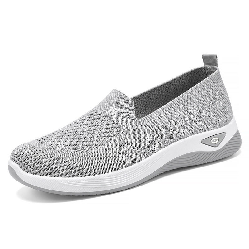 Picture of Women's Shoes Cross-border New Flying Woven Breathable Casual Shoes Slip-on Mother Shoes Old Beijing Cloth Shoes Flat All-match Single-layer Shoes