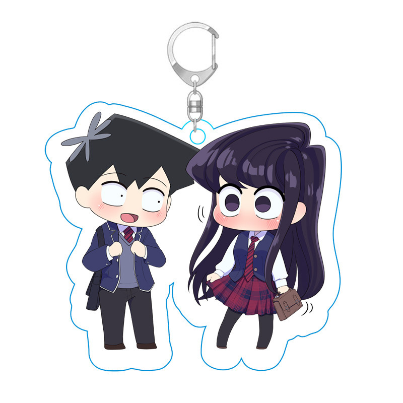 Picture of Ancient students have communication disorders animation surrounding only wild people key chain acrylic key chain hanging