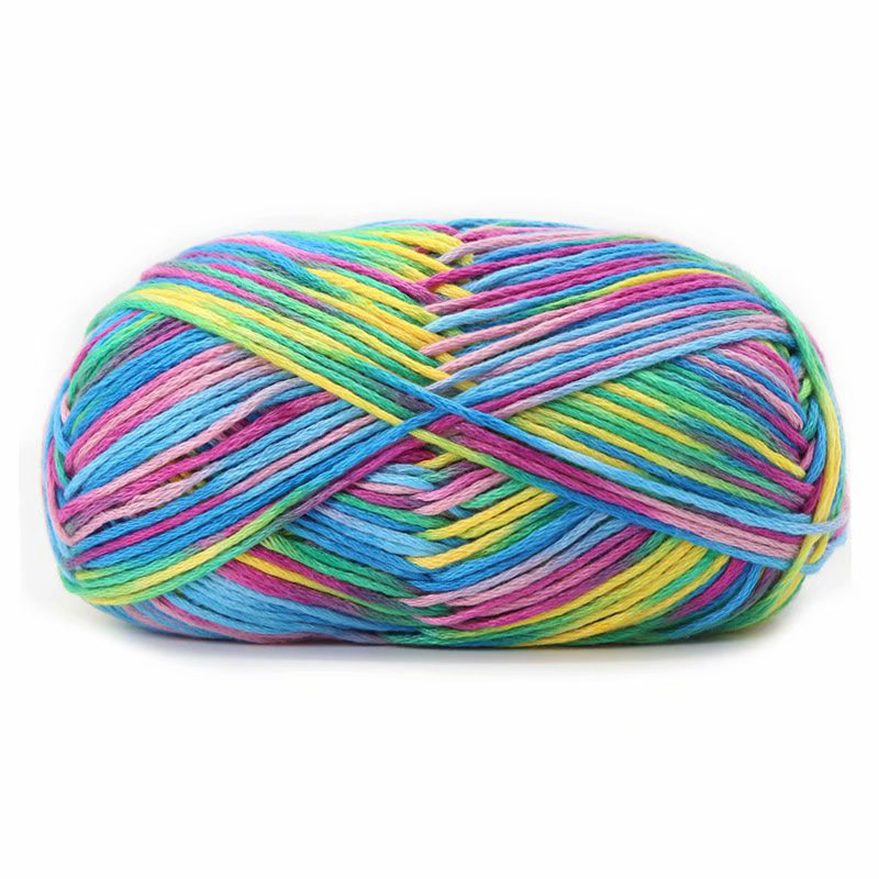 Picture of Su-velvet cotton hand-woven color wool knitting thread scarf coarse wool fancy doll coat needle sweater thread