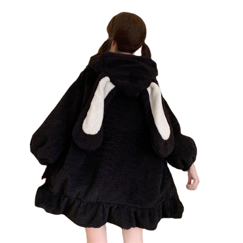 Picture of 2022 Fashionable Stuffed Rabbit Sweater Jacket Women's Autumn and Winter Style