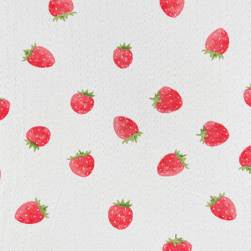 Picture of Bamboo Cotton Jacquard Printed Fabric Baby Summer Anti-Mosquito Jumpsuit Bamboo Fiber Fabric 70 Bamboo 30 Cotton Jersey