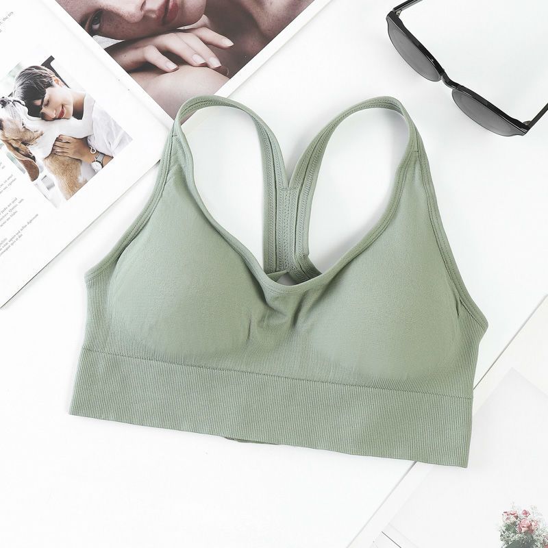 Picture of Nylon Underwear Women's Push-Up Shockproof Running Bra Without Steel Ring Beautiful Back Yoga Tube Top Cross-Border Hot Sale