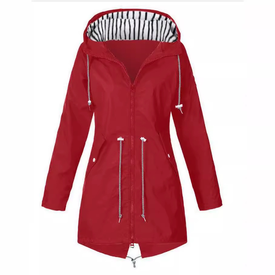 Europe and America Three-in-One Outdoor Hooded Mountaineering Suit Women's Four Seasons Zipper Jacket