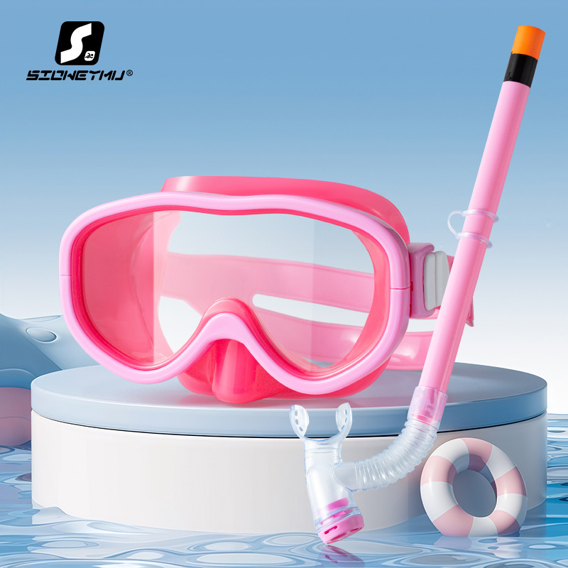 Picture of Svem Goggles Children's Waterproof Swimming Glasses Men's and Women's Diving Goggles suit Snorkeling Semi-dry Snorkeling Equipment
