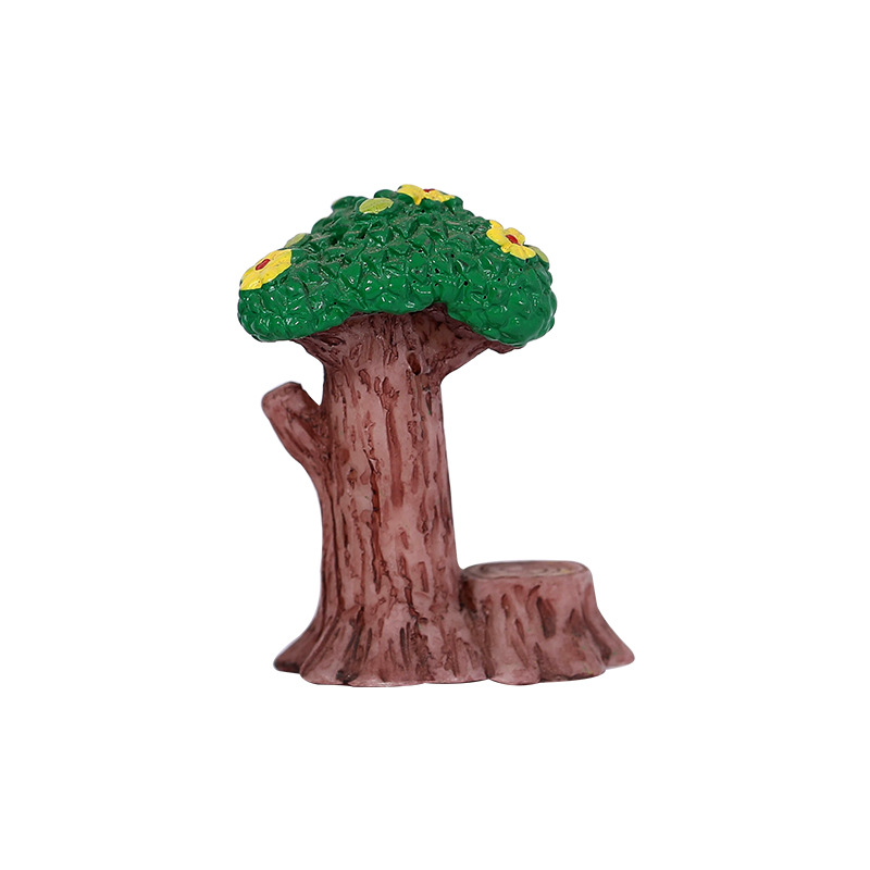 Picture of Moss micro landscape decoration ZAKKA grocery Simulation Guide Board station board four tree pile guide board