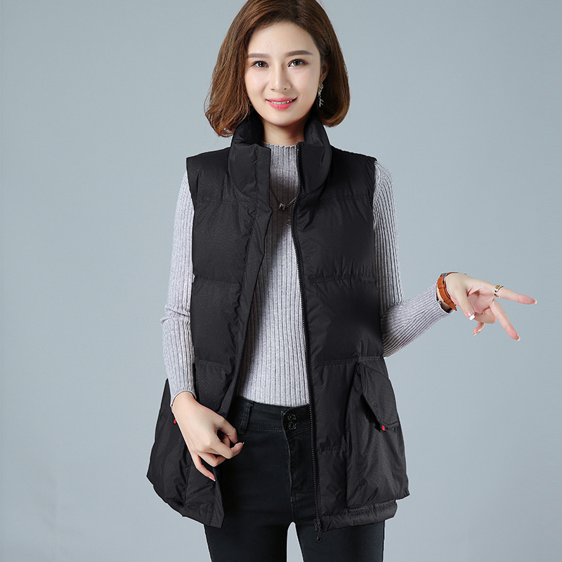 Picture of Best Selling plus size Loose Casual Down Jacket Vest Women's New Elegant All-match Middle-aged Lightweight Jacket