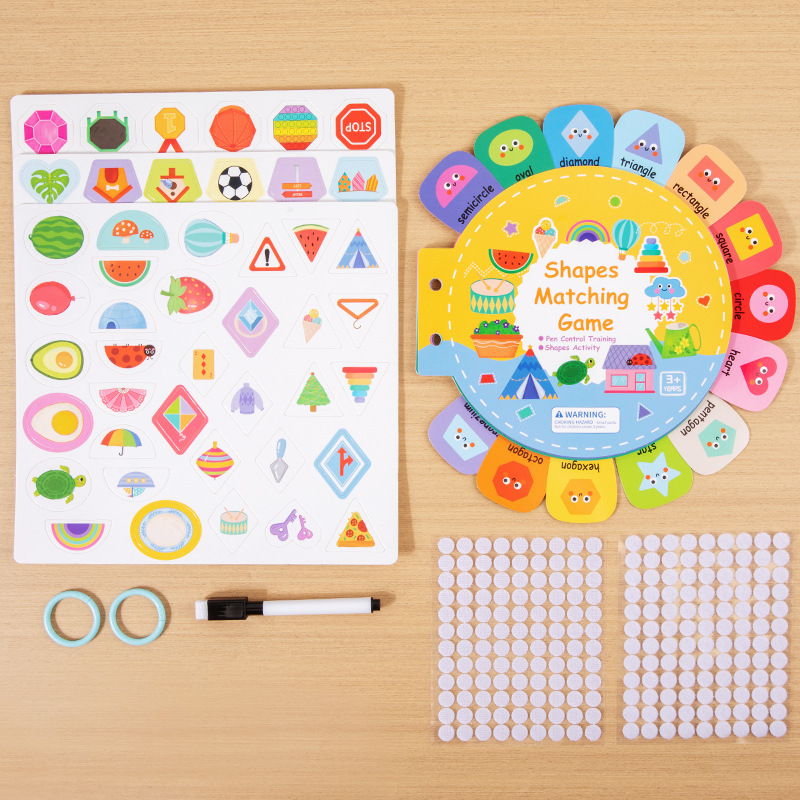 Picture of Cross-border Children's Early Education Enlightenment Quiet Paste Book Toys Handmade Material Bag Educational Toys Baby Sticker Book