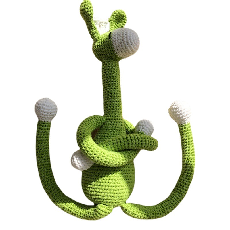 Creative Handmade Crochet Giraffe Curtain Rope Weaver Wool Woven Window Screen Strap Exquisite Home Accessories