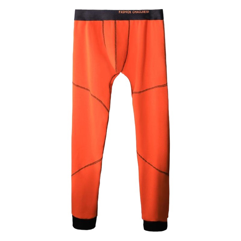 Picture of Winter long johns men's underwear thickened fleece-lined warm cold-proof pants single tights leggings youth cotton-wool pants